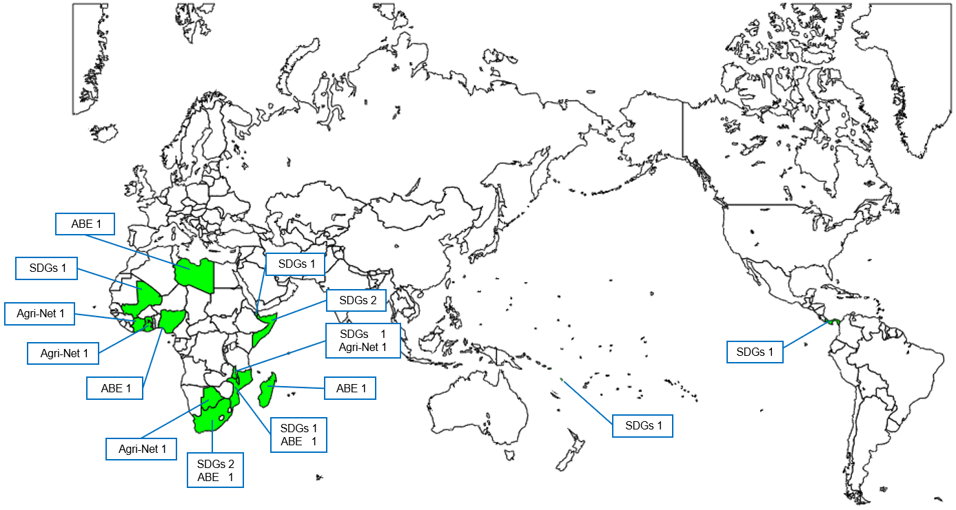 JICA研修員が学ぶ地域図